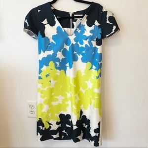 Like New Milly Floral Chloe Cap Sleeve Dress Sz 4